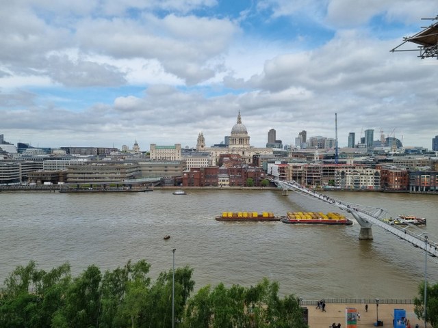 Tate Modern najpopularniejsze galerie w londynie London view from restaurant