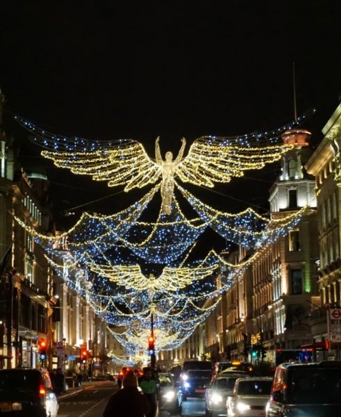  christmas lights świąteczne światełka London Londyn Regent Street