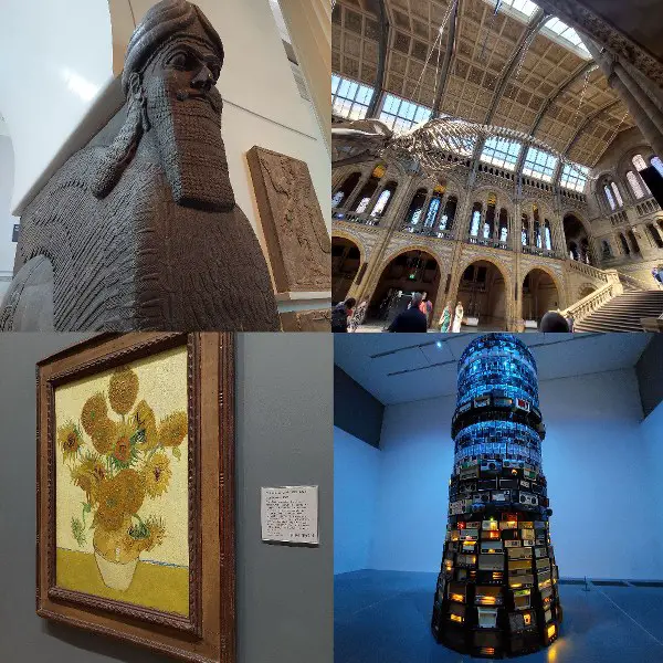 tate modern, natural history museum, british museum, national gallery
